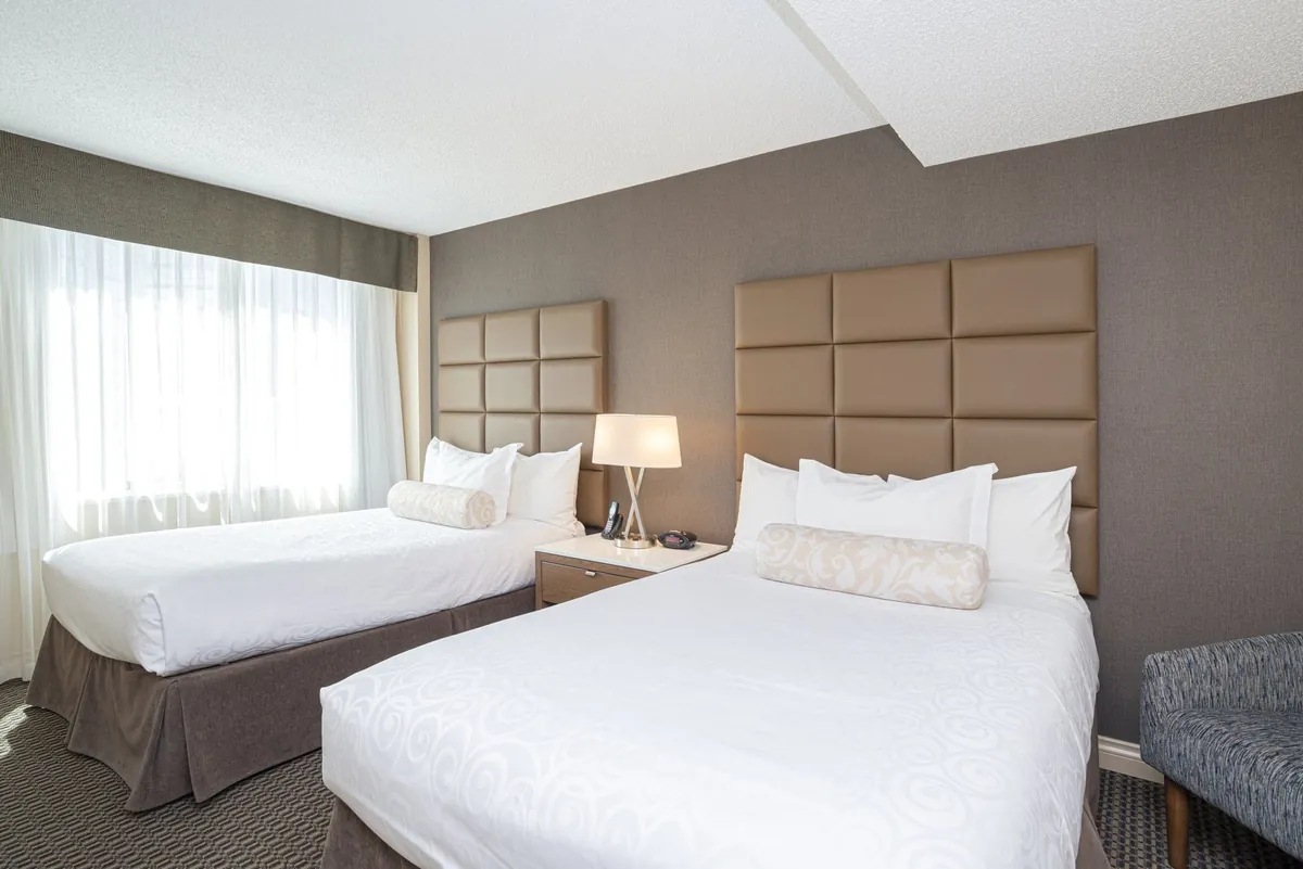 One Bedroom Suite with two double beds and living area