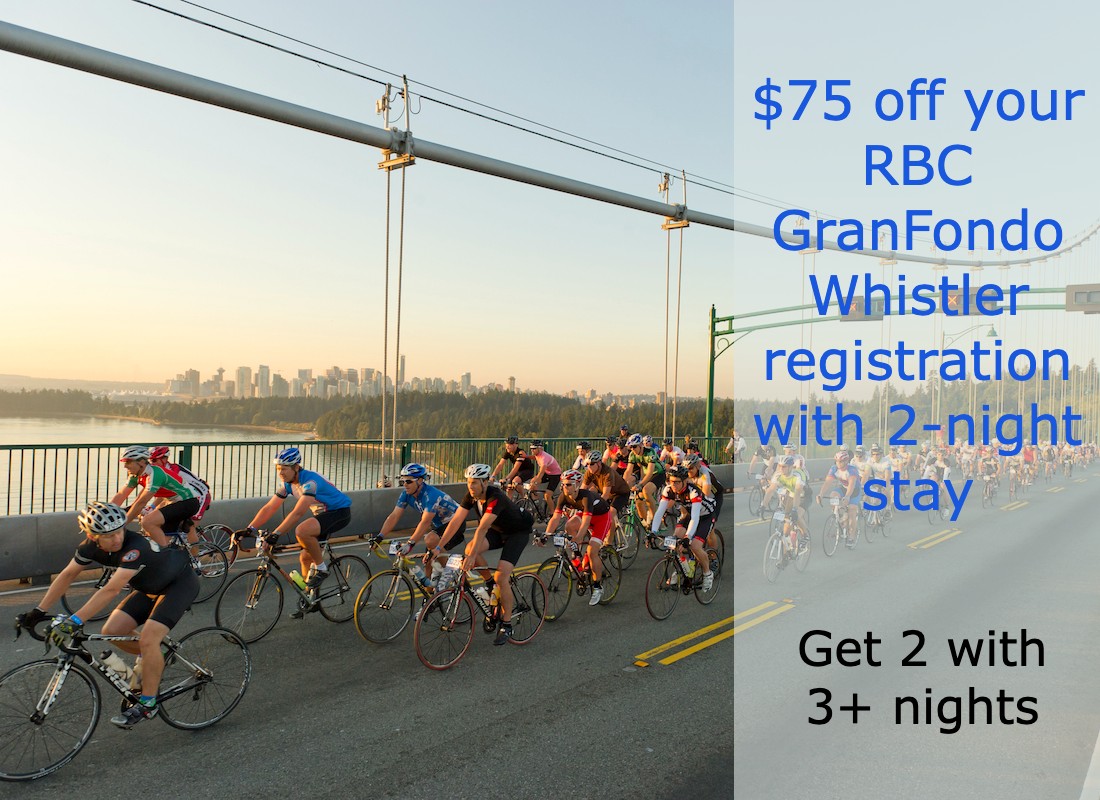 RBC GranFondo Whistler 2026 hotel package for Chateau Granville bookings through Stay Vancouver Hotels